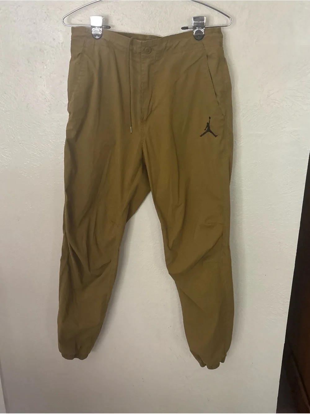Jordan Men's Olive Brown Jogger Pants Size M